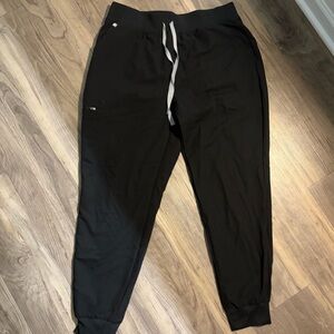 Figs Black Jogger Scrubs